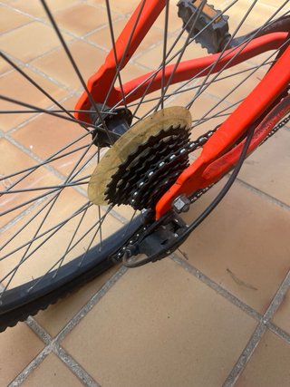 Bicicleta Rockrider 340 Naranja