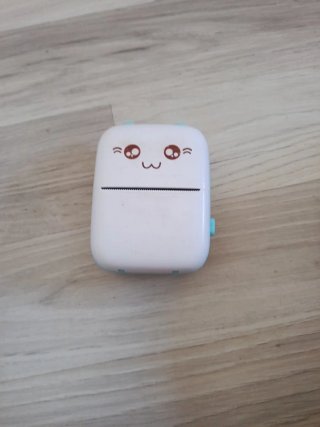 Mini impresora gato blanca