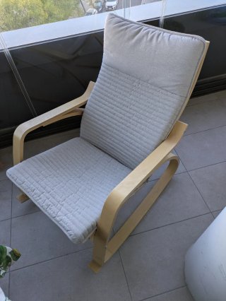 Mecedora Ikea POÄNG funda Knisa