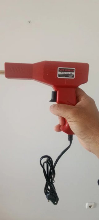 Pistola soldadura plástico + grapas
