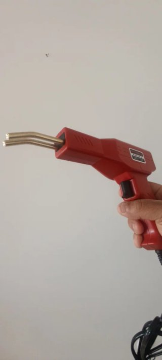 Pistola soldadura plástico + grapas