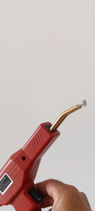 Pistola soldadura plástico + grapas