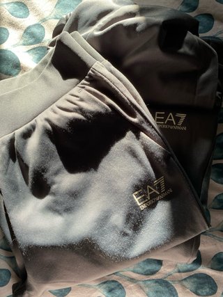 Chándal Emporio Armani EA7 Negro/Gris