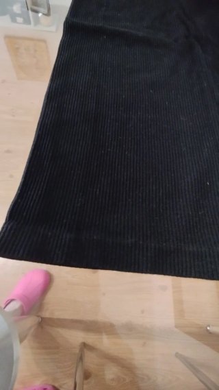 Falda punto tubo negra + jersey regalo