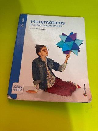 Matemáticas enseñanzas académicas: 4o ESO