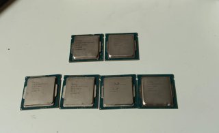 Lote 6 Procesadores Intel Core i3 e i5.