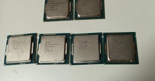 Lote 6 Procesadores Intel Core i3 e i5.