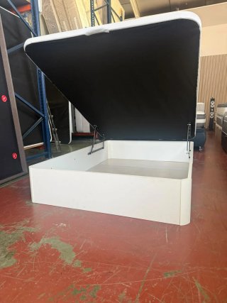 Colchón Visco 135x190 + Canapé Blanco