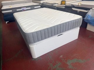 Colchón Visco 135x190 + Canapé Blanco