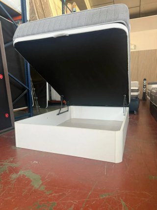 Colchón Visco 135x190 + Canapé Blanco
