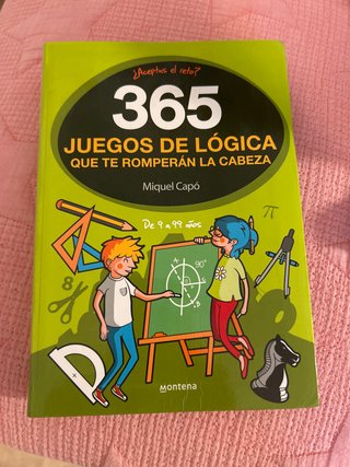 365 enigmas y juegos de lógica : para niños y n...