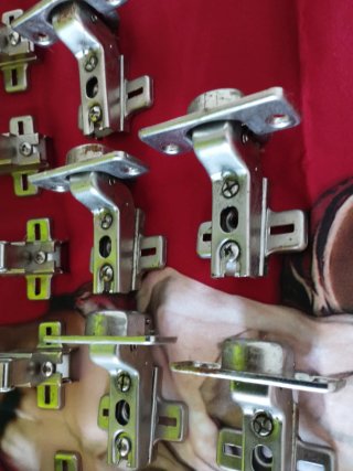 Lote 15 Bisagras Metálicas