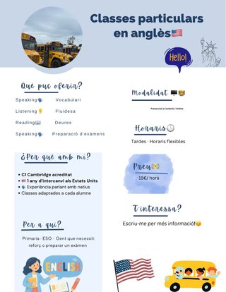 classes d’anglès