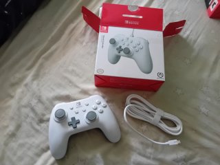 Mando Blanco Nintendo Switch Wired Controller