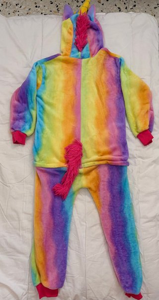 Pijama Unicornio Arcoíris Talla Única Invierno