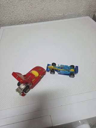 2 Coches compatibles con Scalextric Rojo y Azul