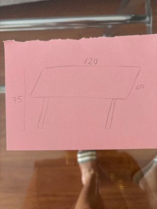 Mesa Escritorio Cristal Templado y Acero