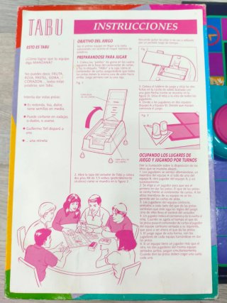 Juego de mesa Tabú 1993