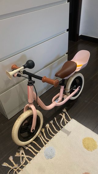 Bicicleta sin pedales rosa Btwin