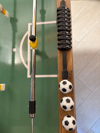 Futbolín de madera