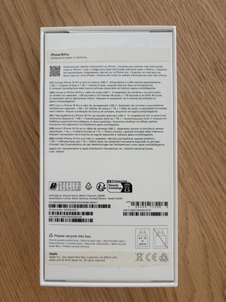 iPhone 16 Pro Blanco 256 GB