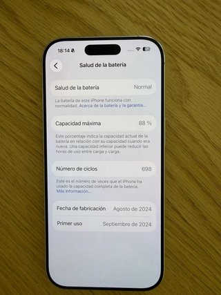 iPhone 16 Pro Blanco 256 GB