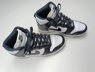 Nike Dunk High Retro Hombre Blancas Negras Tall 40