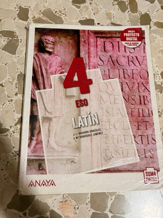 Libro de Latín de 4° de la ESO