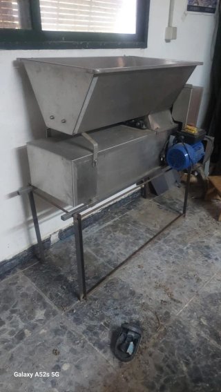 Despalilladora estrujadora uva acero inox. Alconch