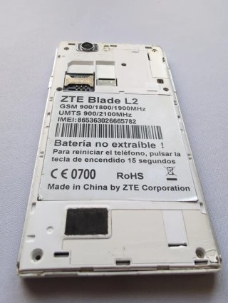 ZTE Blade L2 Blanco (No funciona)