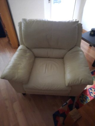 Sillón de 1 cuerpo en cuero