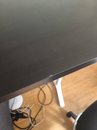 Mesa alta oficina Ikea y 2 sillas regulables