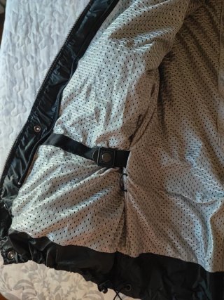 Chaqueta impermeable moto touring negra