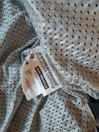 Chaqueta impermeable moto touring negra