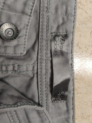 Bermudas vaqueras grises Talla S