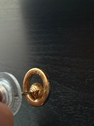 Pendientes Swarovski Oro Rosa Dextera