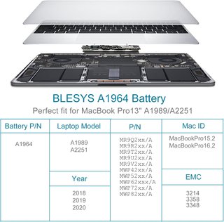 nueva Batería KLESYS A1964 MacBook Pro 13