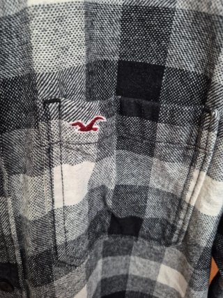 Camisa franela Hollister Cuadros Talla XL