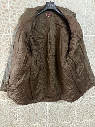 Giacca in vera pelle morbida vintage marrone