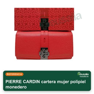 Pierre Cardin cartera mujer polipiel monedero