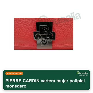 Pierre Cardin cartera mujer polipiel monedero
