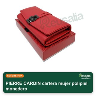 Pierre Cardin cartera mujer polipiel monedero