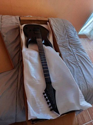 Guitarra Solar A1.6FR SVART+(acepto cambios)