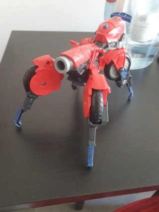 Moto Juguete Roja Spiderman