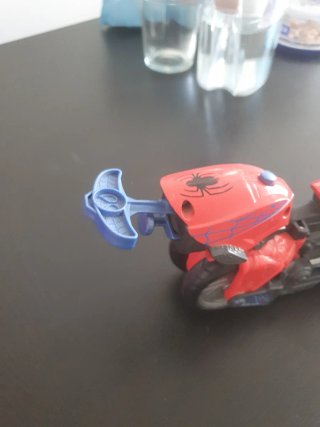 Moto Juguete Roja Spiderman