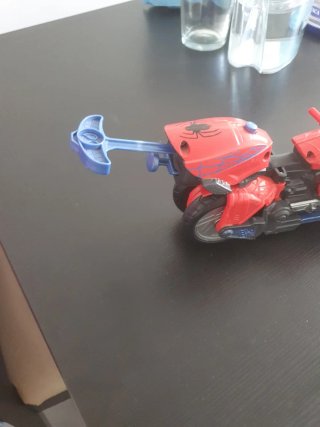 Moto Juguete Roja Spiderman