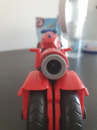 Moto Juguete Roja Spiderman