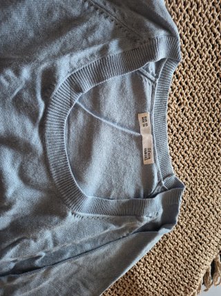 Jersey azul mujer