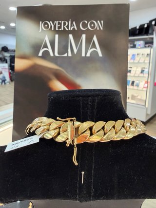Cadena Monaco Colgante Medusa Oro 18k