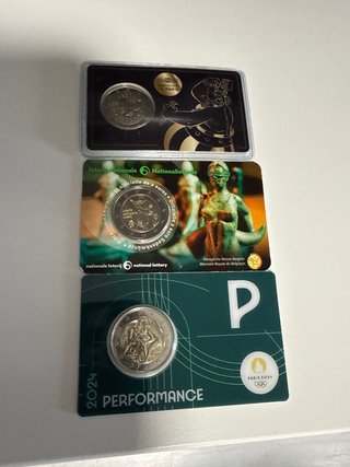 Lote 3 monedas 2€ conmemorativas